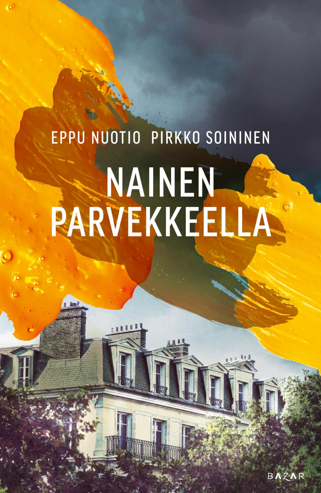 Nainen parvekkeella