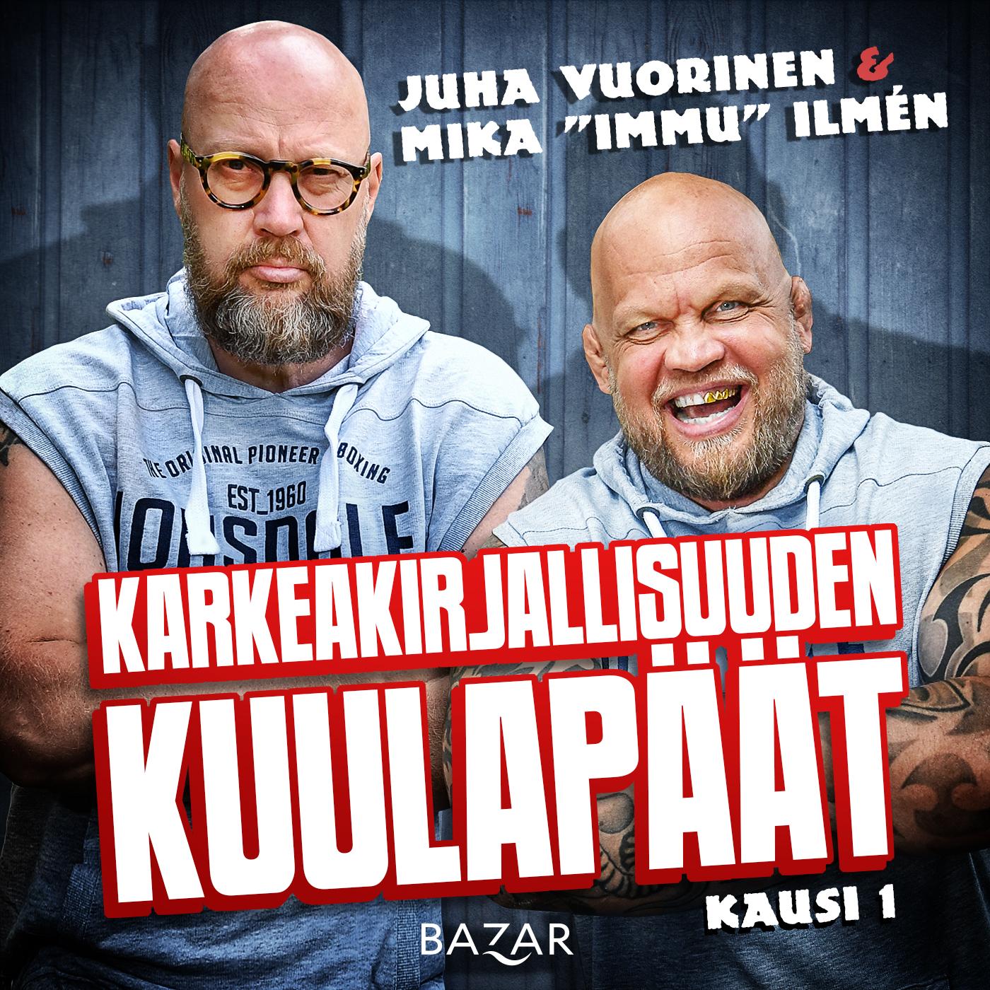 Karkeakirjallisuuden kuulapäät K1